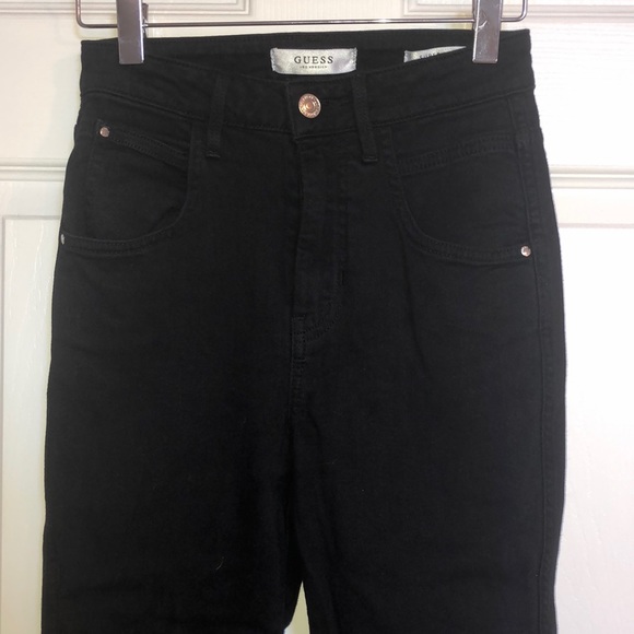 Guess Black Super High Rise Black Jeans - Picture 2 of 2
